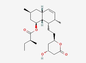 Two-dimensional chemical structure of Dihydromevinolin