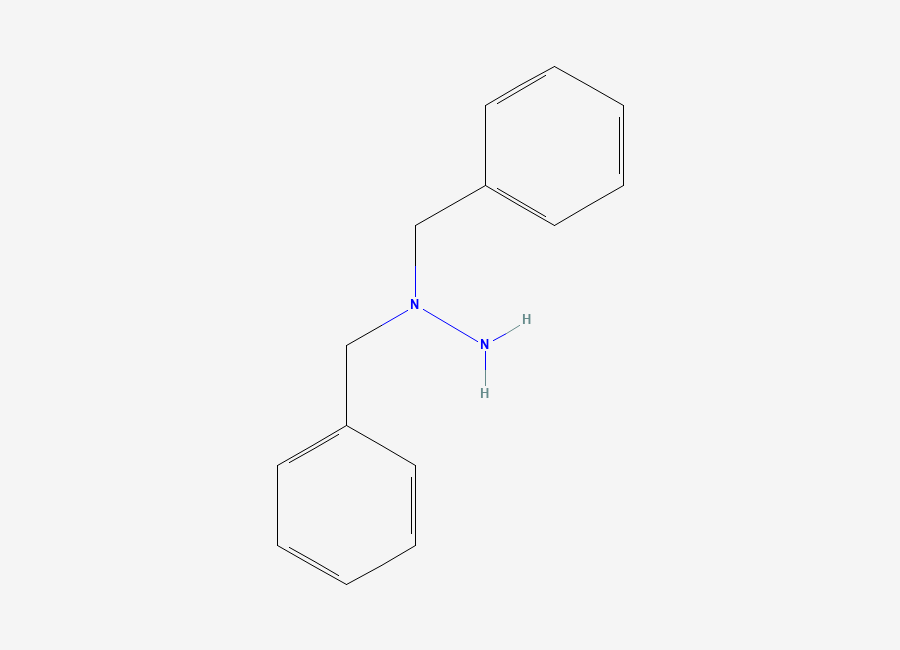 Two-dimensional chemical structure of 1,1-Dibenzylhydrazine