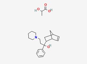 Two-dimensional chemical structure of Biperiden Lactate