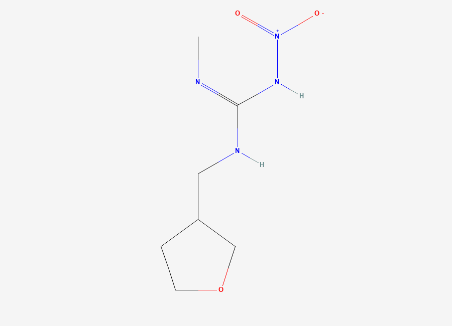 Two-dimensional chemical structure of Dinotefuran