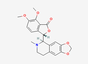 Two-dimensional chemical structure of (-)-Hydrastine