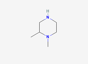 Two-dimensional chemical structure of Dimethylpiperazine