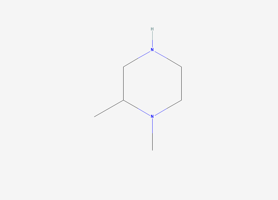 Two-dimensional chemical structure of Dimethylpiperazine