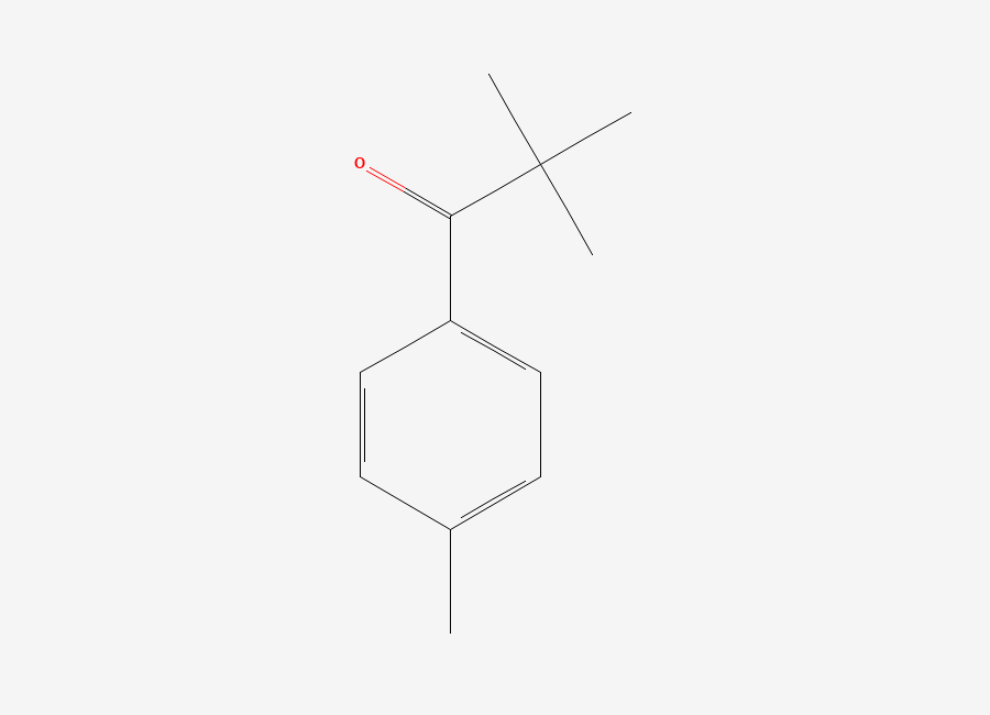 Two-dimensional chemical structure of 2,2-Dimethyl-1-(4-methylphenyl)-1-propanone