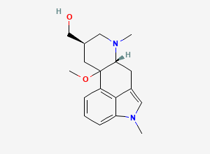 Two-dimensional chemical structure of Nicergoline EP Impurity C, CAS 35155-28-3
