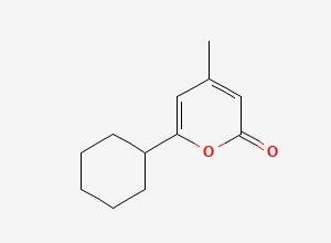 Two-dimensional chemical structure of Ciclopirox EP Impurity B / Ciclopirox Related Compound B, CAS 14818-35-0