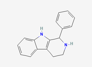 Two-dimensional chemical structure of 1-Phenyl-2,3,4,9-tetrahydro-1H-beta-carboline