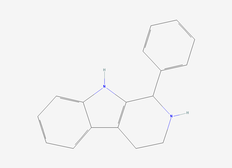 Two-dimensional chemical structure of 1-Phenyl-2,3,4,9-tetrahydro-1H-beta-carboline