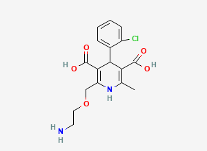 Two-dimensional chemical structure of Amlodipine Impurity 18, CAS 1821498-25-2