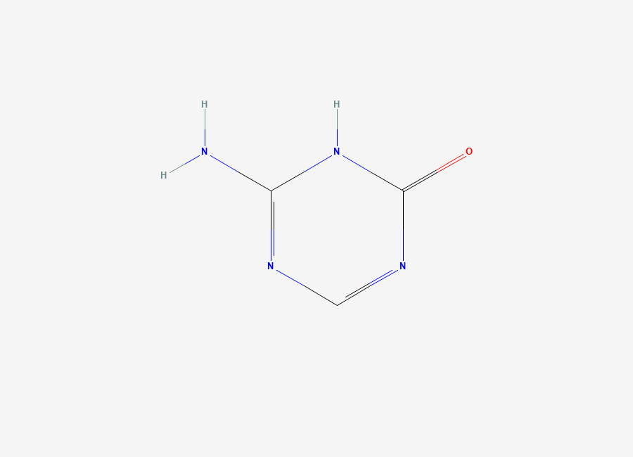 Two-dimensional chemical structure of Azacitidine Related Compound A / Decitabine Triazinone Impurity, CAS 931-86-2