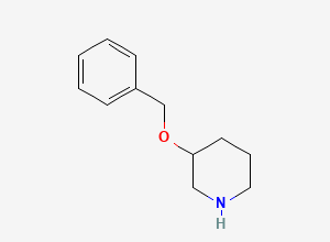 Two-dimensional chemical structure of 3-(Benzyloxy)piperidine