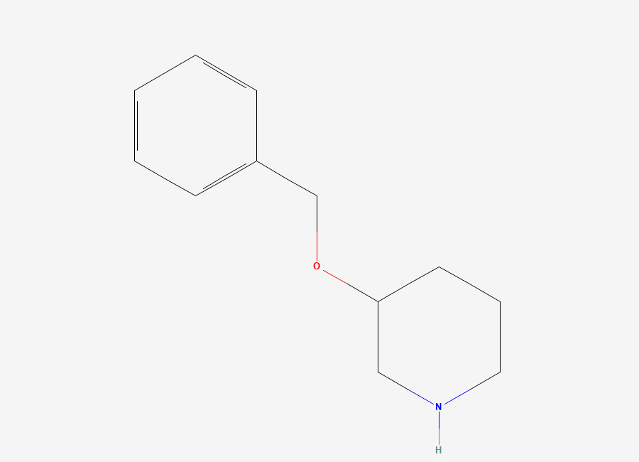 Two-dimensional chemical structure of 3-(Benzyloxy)piperidine