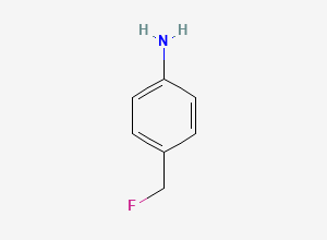Two-dimensional chemical structure of Teriflunomide 4-(Fluoromethyl)Aniline, CAS 61865-29-0