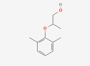 Two-dimensional chemical structure of 2-(2,6-dimethylphenoxy)propan-1-ol