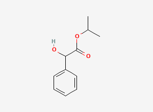 Two-dimensional chemical structure of Pregabalin EP Impurity D/ Isopropyl Mandelate (Free Base), CAS 4118-51-8