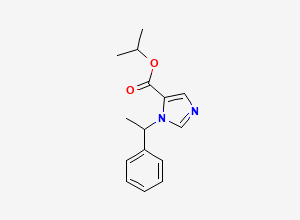 Two-dimensional chemical structure of Etomidate EP Impurity C, CAS 792842-51-4