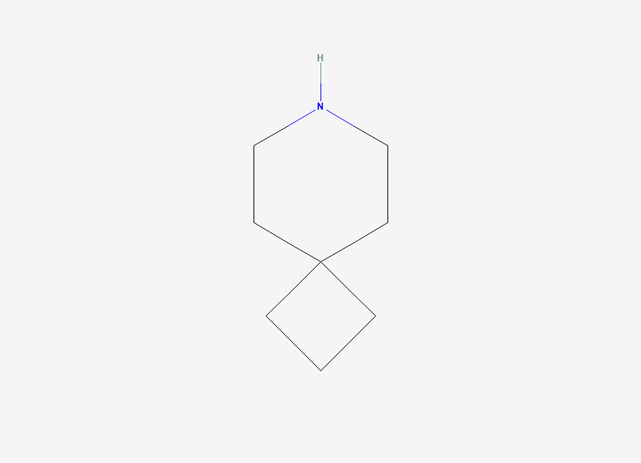 Two-dimensional chemical structure of 7-Azaspiro(3.5)nonane