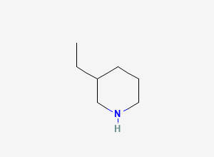 Two-dimensional chemical structure of 3-Ethylpiperidine