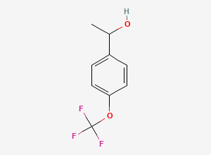 Two-dimensional chemical structure of alpha-Methyl-4-(trifluoromethoxy)benzenemethanol