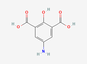Two-dimensional chemical structure of Mesalamine Dicarboxylic Acid Analog, CAS 859964-08-2