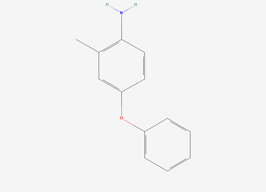 Two-dimensional chemical structure of 2-Methyl-4-phenoxyaniline