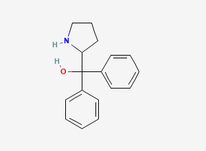 Two-dimensional chemical structure of Diphenylprolinol