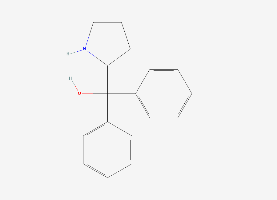 Two-dimensional chemical structure of Diphenylprolinol