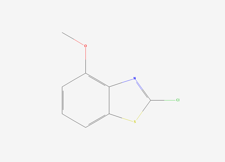 Two-dimensional chemical structure of 2-Chloro-4-methoxy-1,3-benzothiazole