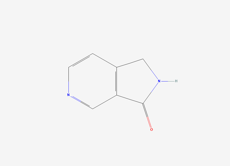 Two-dimensional chemical structure of 1,2-Dihydro-3H-pyrrolo(3,4-c)pyridin-3-one