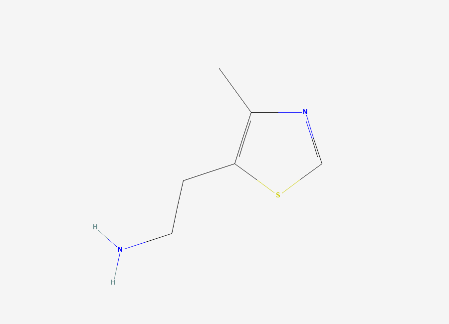 Two-dimensional chemical structure of 2-(4-Methyl-1,3-thiazol-5-yl)ethan-1-amine