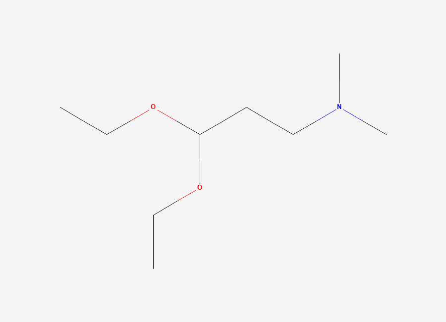Two-dimensional chemical structure of (3,3-Diethoxypropyl)dimethylamine