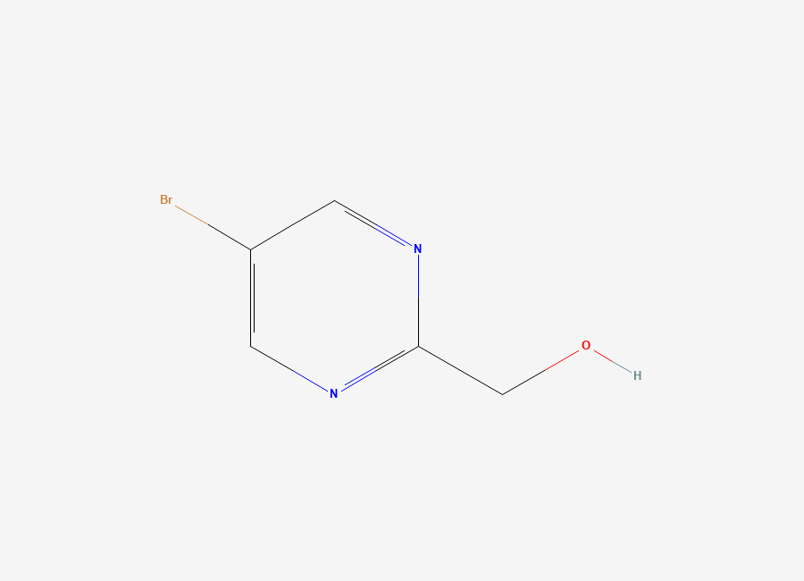 Two-dimensional chemical structure of (5-Bromopyrimidin-2-yl)methanol