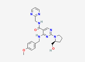 Two-dimensional chemical structure of Avanafil impurity 28