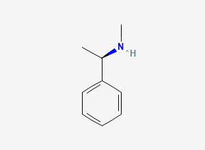 Two-dimensional chemical structure of (R)-(+)-N-Methyl-1-phenylethylamine