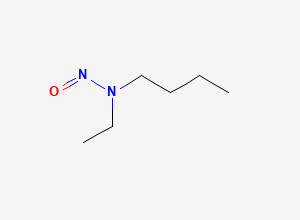 Two-dimensional chemical structure of N-Nitroso-N-ethylbutylamine (NEBA), CAS 4549-44-4