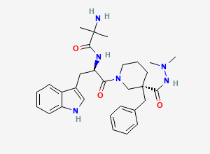 Two-dimensional chemical structure of Anamorelin Impurity 22
