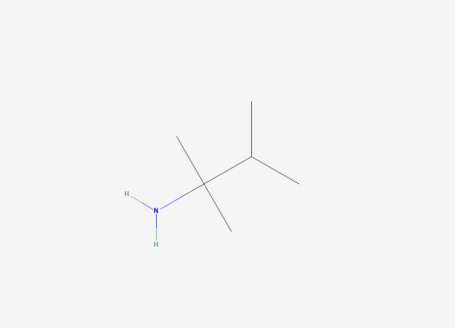 Two-dimensional chemical structure of 2,3-Dimethylbutan-2-amine