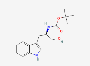 Two-dimensional chemical structure of Boc-D-tryptophanol