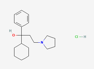 Two-dimensional chemical structure of Procyclidine hydrochloride