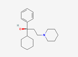 Two-dimensional chemical structure of (s)-Trihexyphenidyl