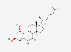 Two-dimensional chemical structure of 1-Alpha-Hydroxy-Precalciferol, CAS 41461-13-6
