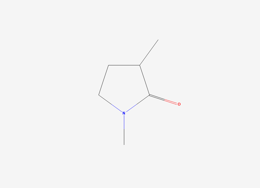 Two-dimensional chemical structure of 1,3-Dimethylpyrrolidin-2-one