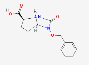 Two-dimensional chemical structure of Avibactam Impurity D, CAS 2064219-14-1