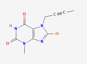 Two-dimensional chemical structure of Linagliptin Related Compound A, CAS 666816-98-4