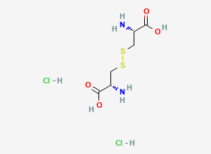 Two-dimensional chemical structure of Cystine dihydrochloride