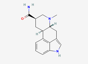 Two-dimensional chemical structure of Dihydroergocristine EP Impurity A, CAS 2410-19-7