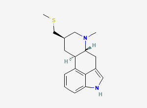 Two-dimensional chemical structure of 6-Methyl Pergolide, CAS 57202-76-3