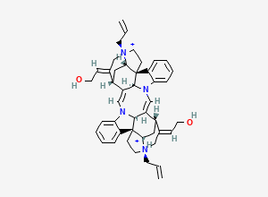 Two-dimensional chemical structure of Alcuronium, CAS 23214-96-2