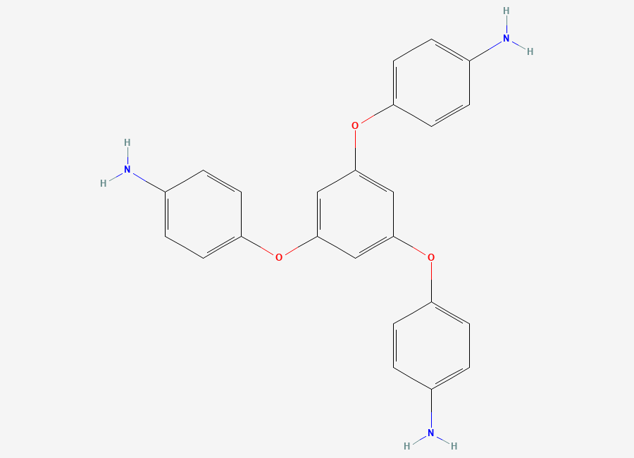 Two-dimensional chemical structure of 1,3,5-Tris(4-aminophenoxy)benzene