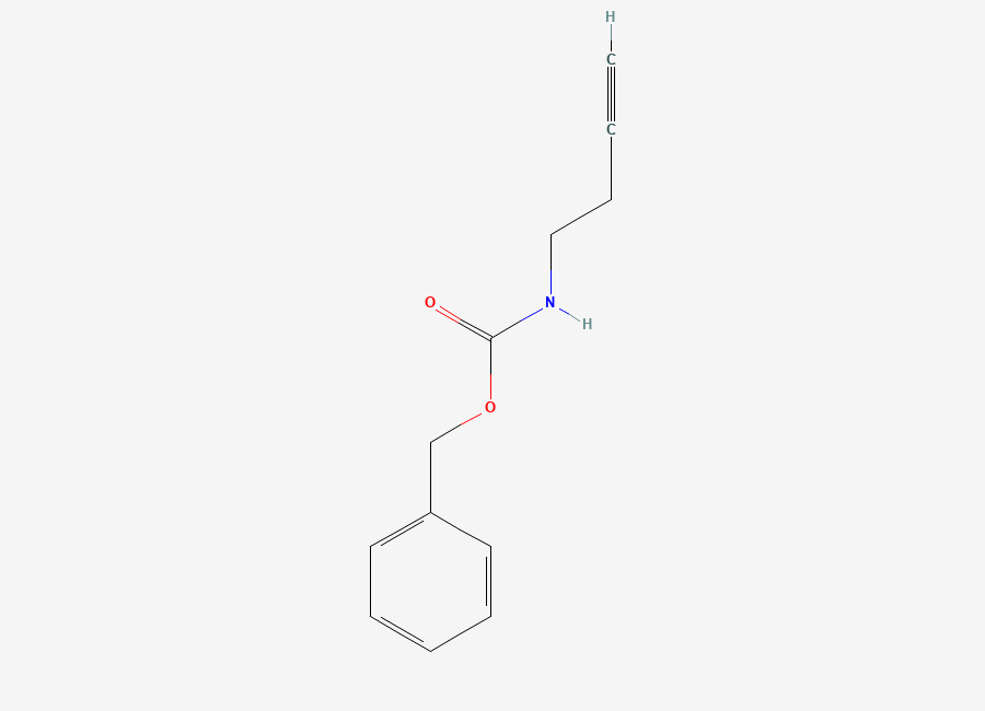 Two-dimensional chemical structure of Benzyl but-3-YN-1-ylcarbamate